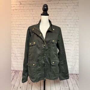 J. Crew Dark Green Utility Jacket